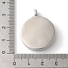 Non-Tarnish 304 Stainless Steel Pendants STAS-Z075-15AS-3