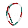 Transparent Gradient Color Glass Beads Strands GLAA-F131-01A-03-3