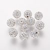 Polymer Clay Rhinestone Beads X-RB-K050-8mm-C31-1