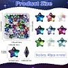 40Pcs 9 Colors Electroplate Glass Charms GLAA-FS0002-67-3