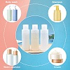 100ml PE Plastic Empty Refillable Flip Cap Bottles LS-MRMJ-WH0037-13C-6