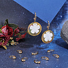 10Pcs Oval Brass Earring Hooks KK-BBC0028-97-4
