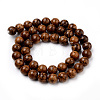 Natural Elephant Skin Jasper/Miriam Stone/Calligraphy Stone Beads Strands G-Q462-54-8mm-3