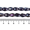 Transparent Electroplate Glass Beads Strands LS-EGLA-N013-T4mm-B06-4