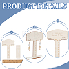 1 Set Wooden Earring Display Stands EDIS-BC0001-03-4