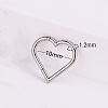 316L Stainless Steel Micro Pave Cubic Zirconia Hoop Nose Rings WG5D603-17-1