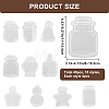 2 Styles Waterproof Self Adhesive Stamping Stickers Sets DIY-CP0011-05D-2
