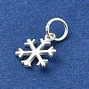 925 Sterling Silver Christmas Snowflake Charms STER-M119-16S-2