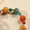 Gourd & Pumpkin Resin Beaded Charm Bracelets FS-WG50C96-01-3