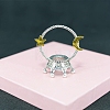 Moon Star Alloy Crystal Ball Holders PW-WG19639-03-1