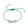 Natural & Synthetic Gemstone Braided Beaded Bracelets for Women BJEW-JB07725-4