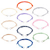 10Pcs Waxed Polyester Cord Bracelets Making AJEW-TAC00108-2