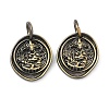 Brass Pendants KK-D224-09AB-1
