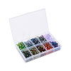 Transparent Spray Painted Crackle Acrylic Beads ACRP-YW0001-02-2
