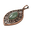 Natural Green Aventurine Pendants G-H065-3R-09-2