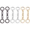 6Pcs 3 Colors Zinc Alloy Bag Extender Cable Chains FIND-FH0003-59-1