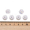 AB-Color Resin Rhinestone Beads RESI-S315-10x12-16-3