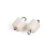 Natural Shell Column Charms STAS-D378-32P-2