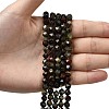 Natural Dragon Blood Beads Strands G-Z119-A17-01-2