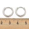 Brass Hoop Earrings EJEW-L211-08B-P-3