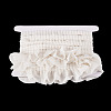 4 Yards Polyester Wrinkle Lace Ribbon OCOR-TA0004-18F-2