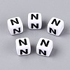 Opaque Acrylic Beads SACR-N020-04A-N-1