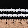 AB Color Plated Opaque Glass Rondelle Beads Strands EGLA-T029-4mm-09B-4