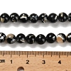 Assembled Synthetic Stone and Trochus Shell Beads Strands G-B128-08B-04-4