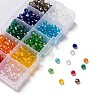 10 Colors Electroplate Glass Beads EGLA-X0006-01B-8mm-4