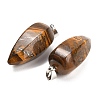 Natural Tiger Iron Pendants GG-K002-16V-2
