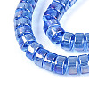 AB Color Plated Transparent Glass Beads Strands GLAA-T026-4x8mm-T04-3