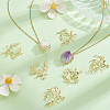 10Pcs Brass Pendants KK-BBC0025-97-4