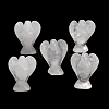 Natural Quartz Crystal Gemstone Carved Angle Figurines GG-CBA8396-A19-1