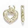 Brass Toggle Clasps KK-T057-056-NF-3
