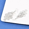 Brass Dangle Earrings EJEW-B157-02E-P-3
