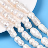 Natural Baroque Keshi Pearl Beads Strands PEAR-S020-O02-1