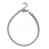 Tarnish Resistant Stainless Steel Network Chains/Mesh Bracelets Bracelets BJEW-I274-13S-3