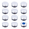 Column Plastic Loose Diamond Storage Screw Top Foam Gem Jars CON-HY0001-04A-1