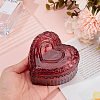 Heart Shaped Glass Jewelry Storage Boxes DIY-WH0899-48B-3