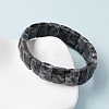 Rectangle Natural Labradorite Beads Stretch Bracelets for Women Men BJEW-Z149-01F-3