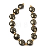 Natural Pyrite Beads Strands X-G-Z131-H01-01-3