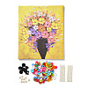 Creative DIY Flower Pattern Resin Button Art DIY-Z007-44-2