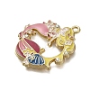 Alloy Enamel Pendants LS-ENAM-S021-01G-D-2