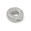 Brass Micro Pave Cubic Zirconia Pendants KK-A300-02P-O-2