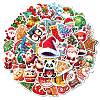 50Pcs Christmas Theme Cartoon Paper Stickers DIY-P085-05-2