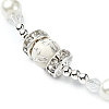 Cross & Virgin Mary Alloy Rosary Bead Necklaces NJEW-JN05123-6