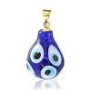 5Pcs Handmade Lampwork Pendants LAMP-CJ0001-64-1