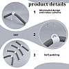 Plastic & Foam Clothes Hangers AJEW-WH0880-01-3