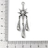 316 Surgical Stainless Steel Big Pendants X-STAS-G349-16AS-3