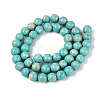 Synthetic Turquoise Beads Strands G-N364-08C-01-3